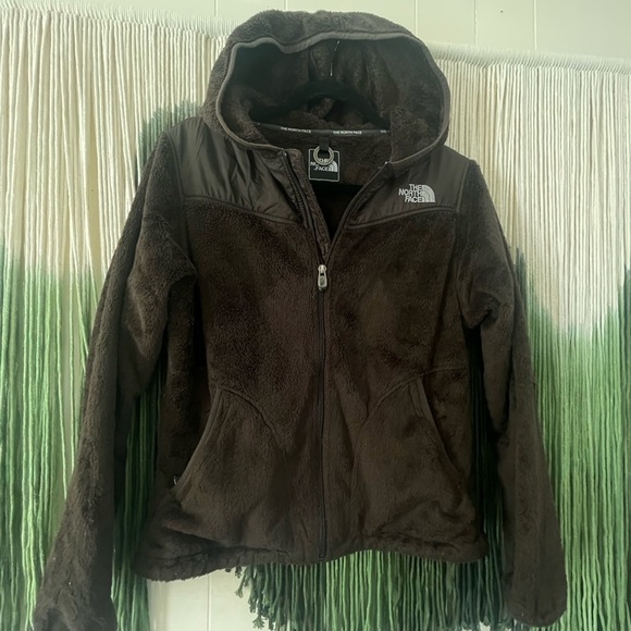 The North Face Jackets & Blazers - The North Face Brown Teddy Jacket Fleece Zip-Up Fuzzy Cover up Sweater S/P NWOT